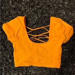 Aerie Ribbed cropped top